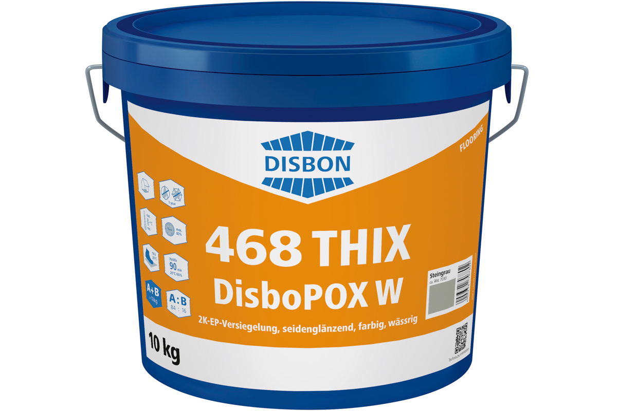 Disbon 468 W DisboPOX THIX 33,6 kg EP-Strukturschicht Masse Kieselgrau